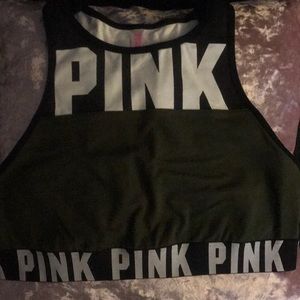 Pink Crop Top/Sports Bra Style